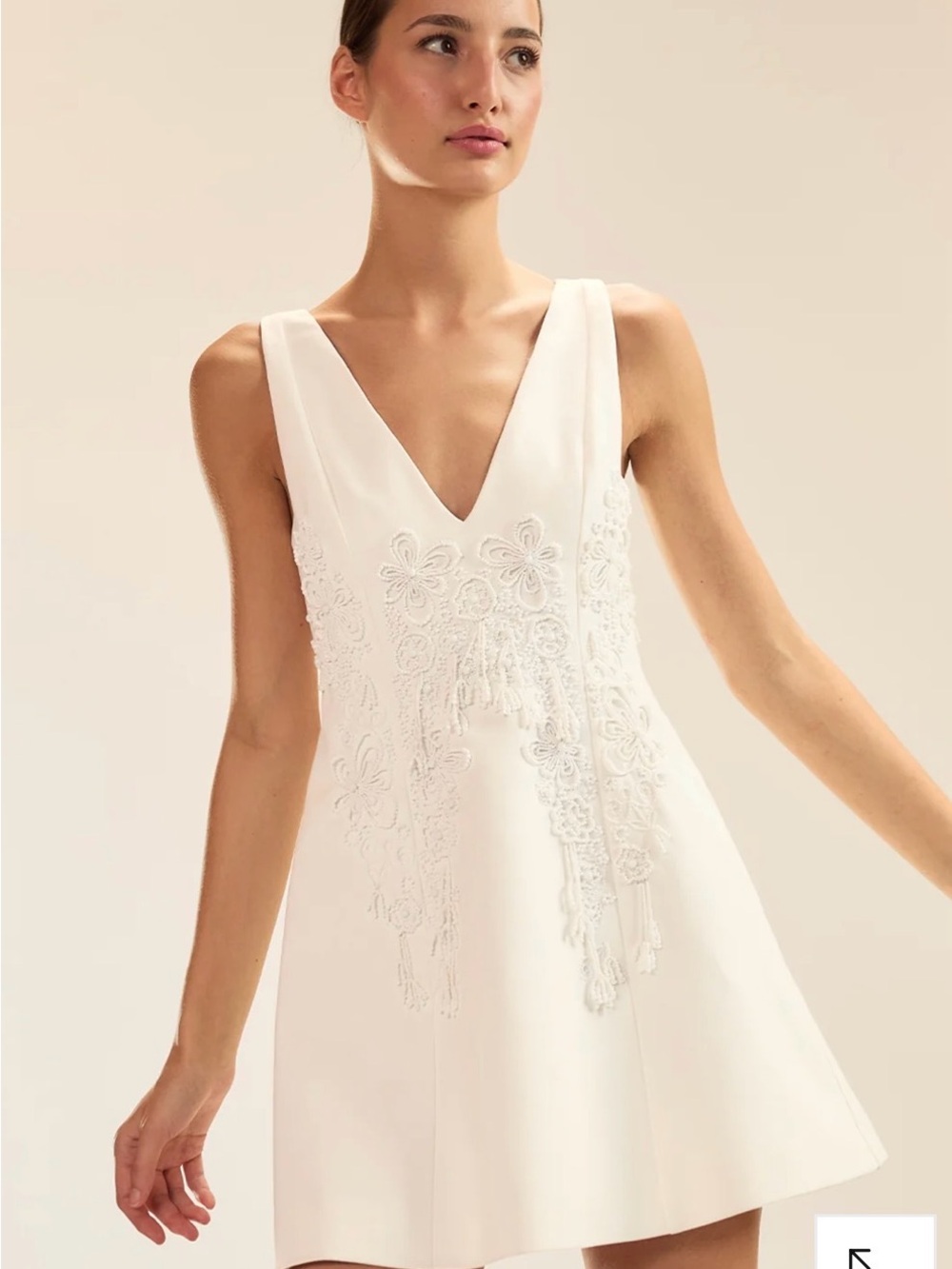 Cynthia Rowley Paloma Beaded Mini Dress